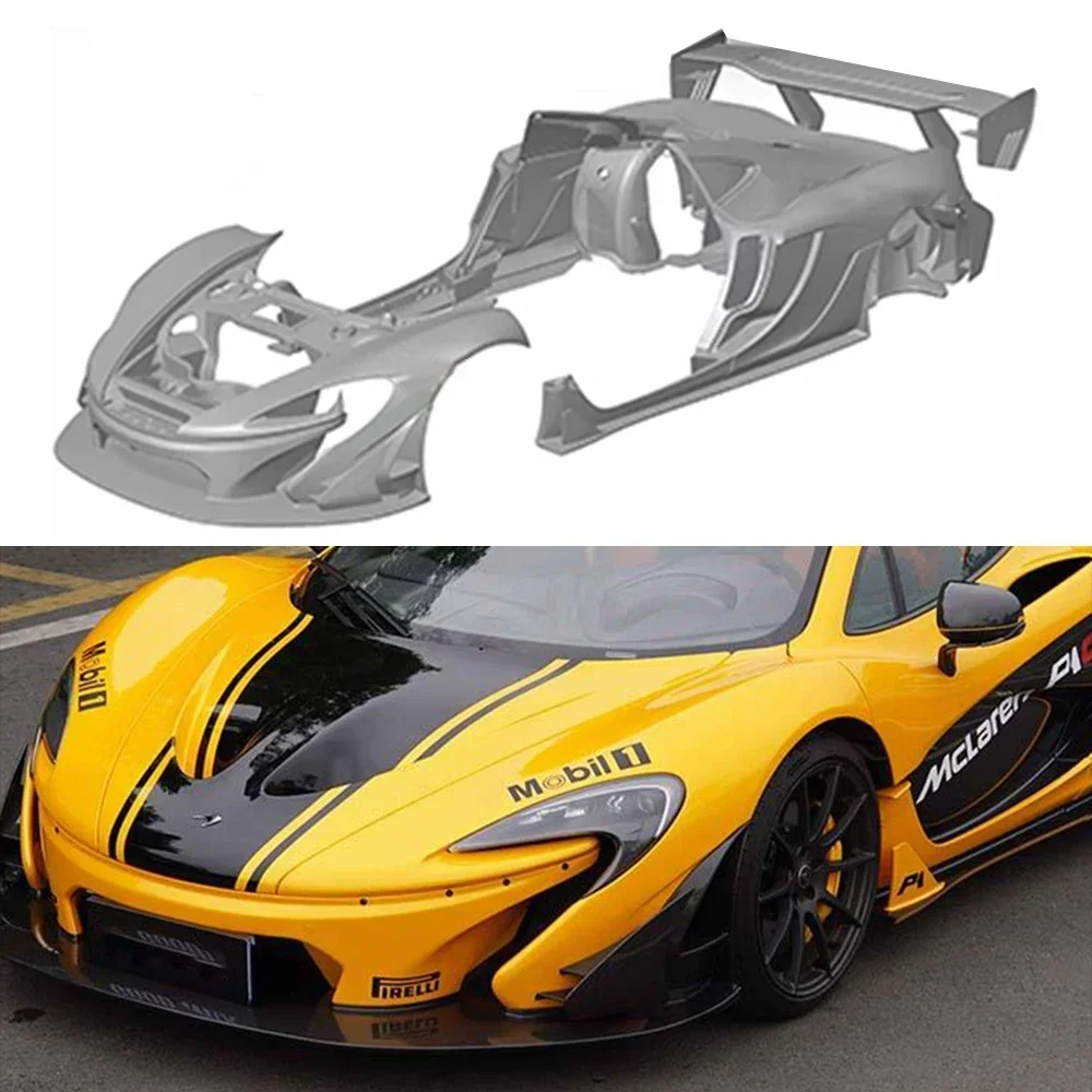 New! For McLaren Quality Genuine Dry Carbon Fiber Body Kit Front Bumper Assembly Side Skirts Rear Bumper Assembly Tail Wing Asse