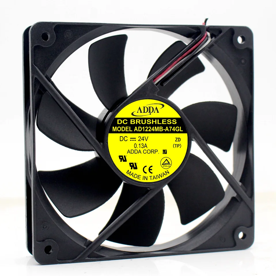 

ORIGINAL AD1224MB-A74GL 24V 0.13A 12025 120*120*25mm NEW COOLING FAN RADIATOR