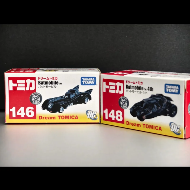 Hot Sale Takara Tomy Tomica Dream Tomica Marvel DC Batman Classic Batmobile 4th Car Model 146 148 Camouflage Collectible Toy - view 6