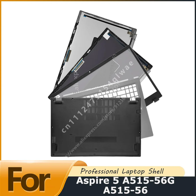 Pièce de rechange pour le capot arrière de l'écran, charnières de cadre d'écran, repose-paume inférieur, nouveau pour ordinateur portable Aspire 5 A515-56G A515-56 S50-53