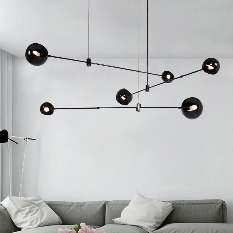 

Acaba Chandelier Modern Loft LED Chandeliers Minimalist Art Design Parlor Hanglamp Nordic Suspension Pendant Lamp Fixture