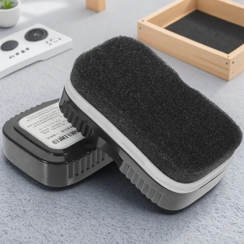 

1 Pair Double-Sided Shoe Polish Sponge High Density Plastic Sponge Brush For Shoes Sofa Cleaning Tool Portable Wax