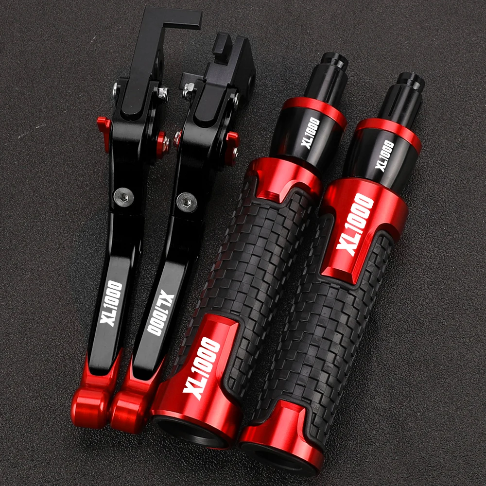 Motorcycle Accessories Brake Clutch Levers Handlebar Handle bar Hand Grips end For Honda XL1000 XL 1000 1999 2000 2001 2002-2013