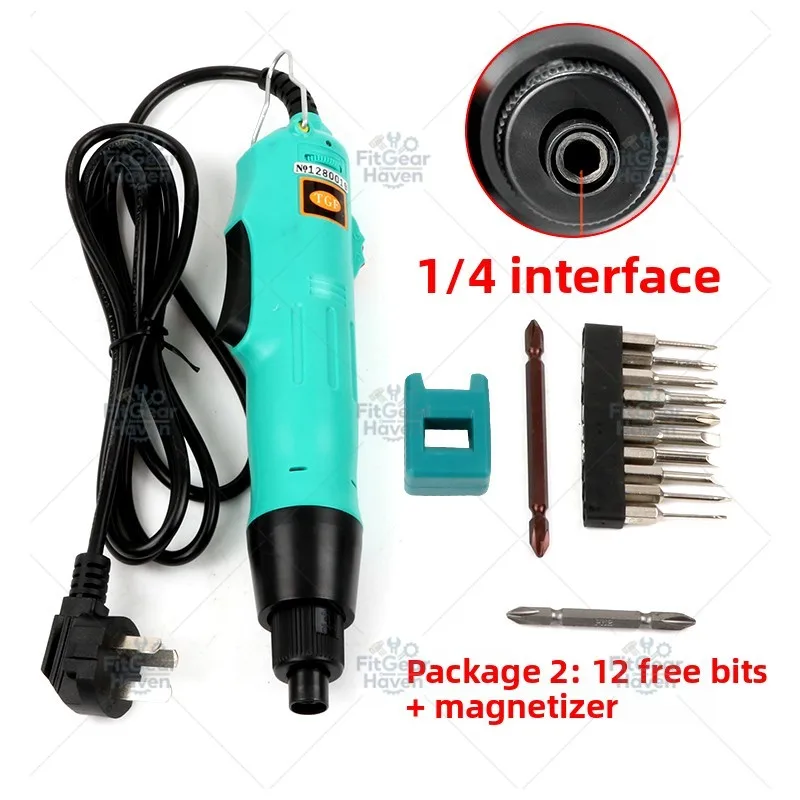 TGF direct plug-in H6 speed regulation electric screwdriver 220V electric driver, batch feeder 801 802 screwdriver