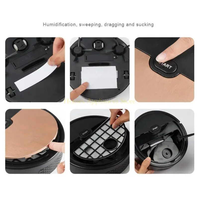 D0AB 1200MAH STEPING ROBOT AUTOMATICO ROBOT STEPETTO AUTOMATICO RICONOSCI A ORACOLO Ultra-silenziosi robot pulizia della