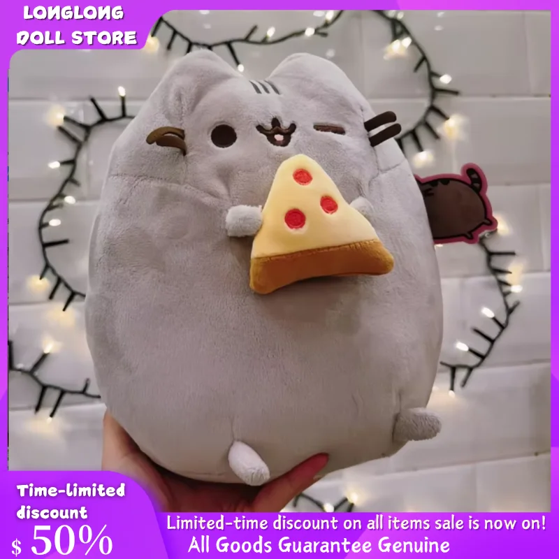 

Плюшевая кукла Pusheen Kawaii, игрушка с персонажем аниме, мягкий хлопок, моющийся компаньон перед сном, идеальный подарок на день рождения для девочек
