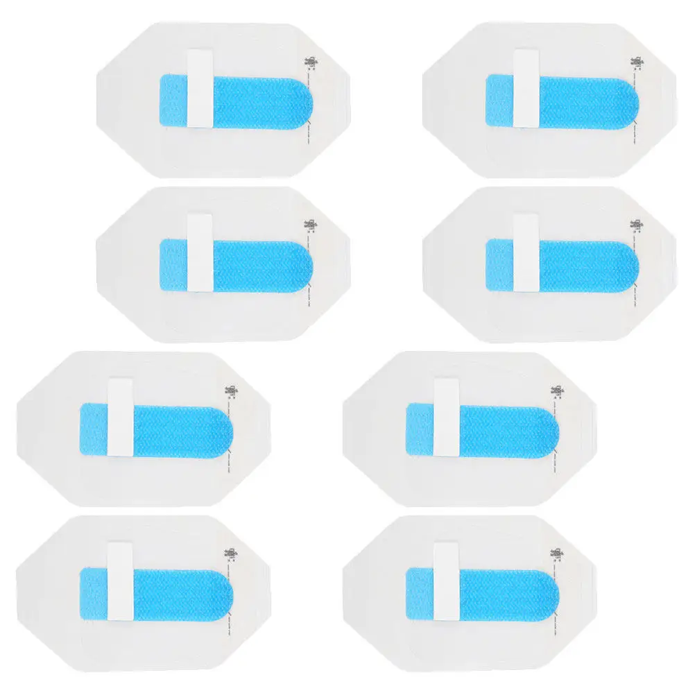 8pcs Catheter Fixation Stickers – Nylon Adhesive, Breathable & Skin-Friendly Tube Stabilizers, Universal Size