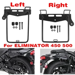 Kawasaki ELIMINATOR 500 SE500 450 E500 E450 수화물 랙 안장 가방 브래킷 사이드 트렁크 가방 지원 마운트 홀더 사이드 랙