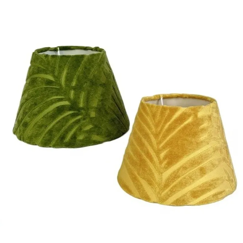 

E27 Cute Soft Victorian Lamp Shade, Velvet Vintage Lampshade Small Bell Shape Scallop Lampshades for Table, Floor Bedside Lamps