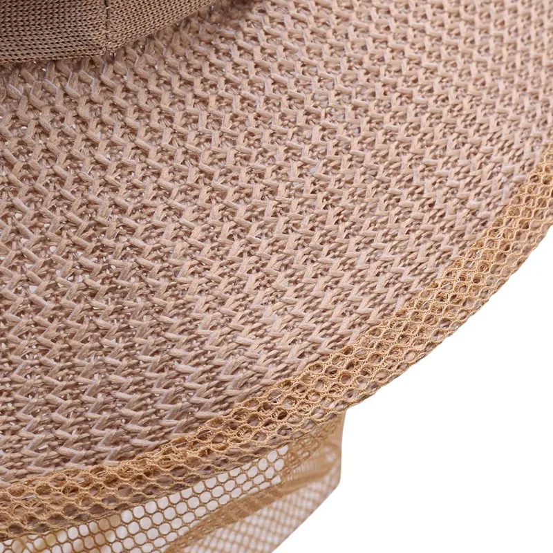 PORK-1 Pcs Anti Bee Hat Beehive Beekeeping Cowboy Hat Mosquito Bee Insect Net Veil Head Face Protector Beekeeper Equipment