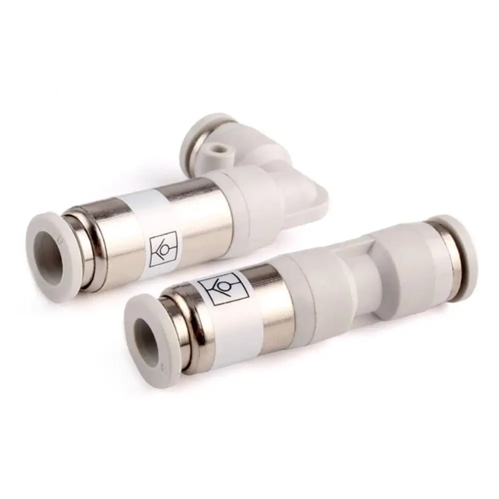 SPV SPU Pneumatic Pipe Control Valve Non-Reversing 4mm 6mm 8mm One-way Valve Quick Plug One Way Pneumatic Pipe Connector