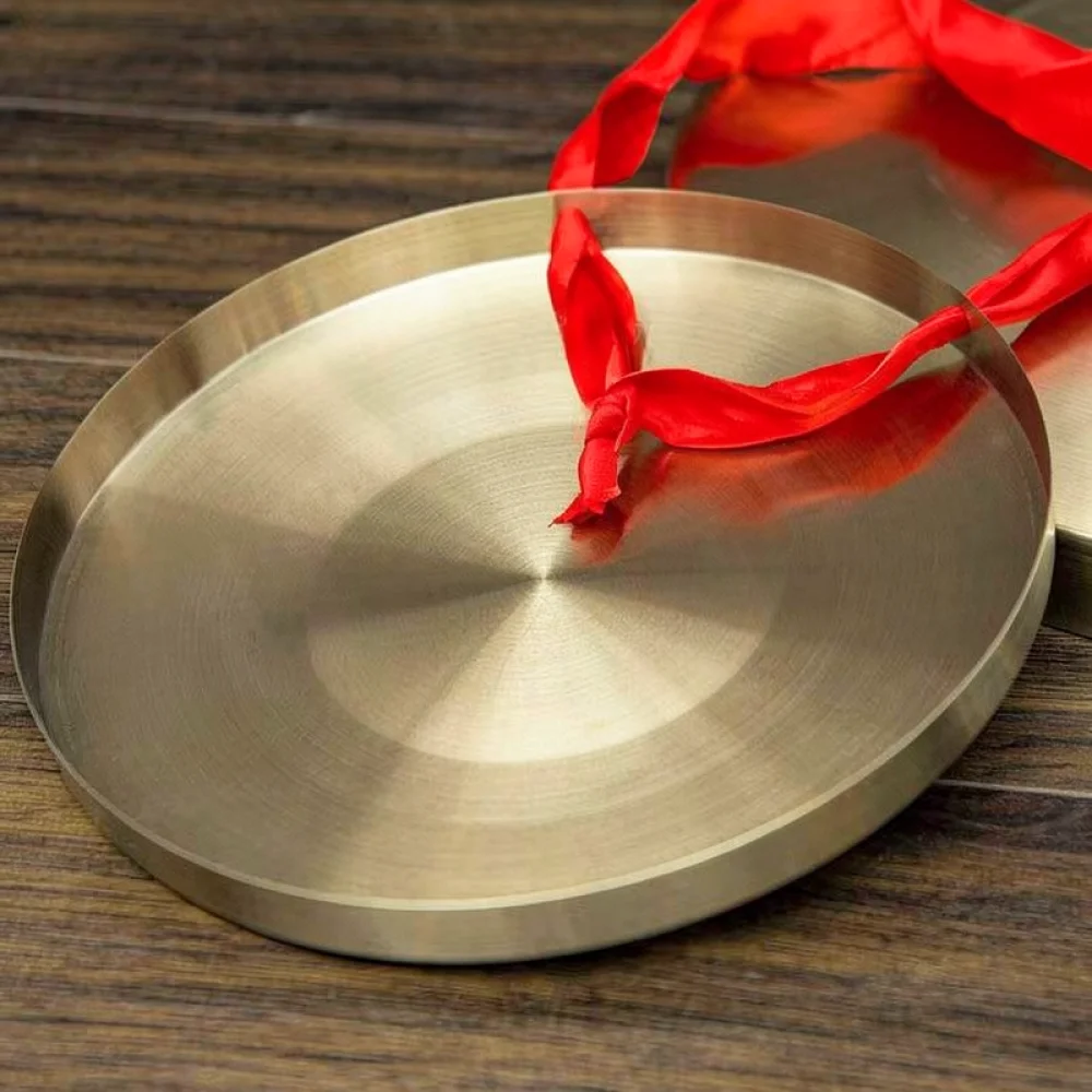 15cm Stainless Steel Hand Gong For Yalesheng Musical Instrument Percussion Bell Traditional Rhythm Performance Event Celebration