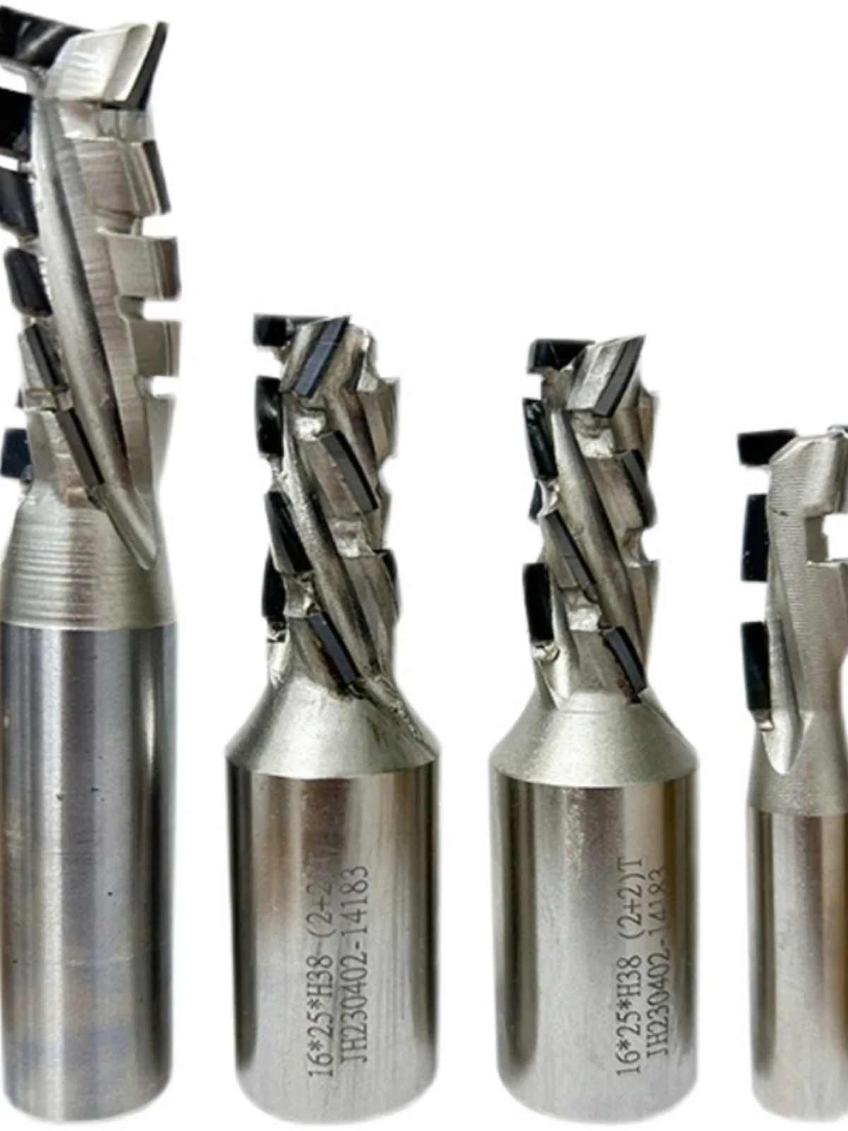 Diamond spiral straight cutter multi-shaped slotted spiral trimming knife CNC cutting bottom milling cutter tools