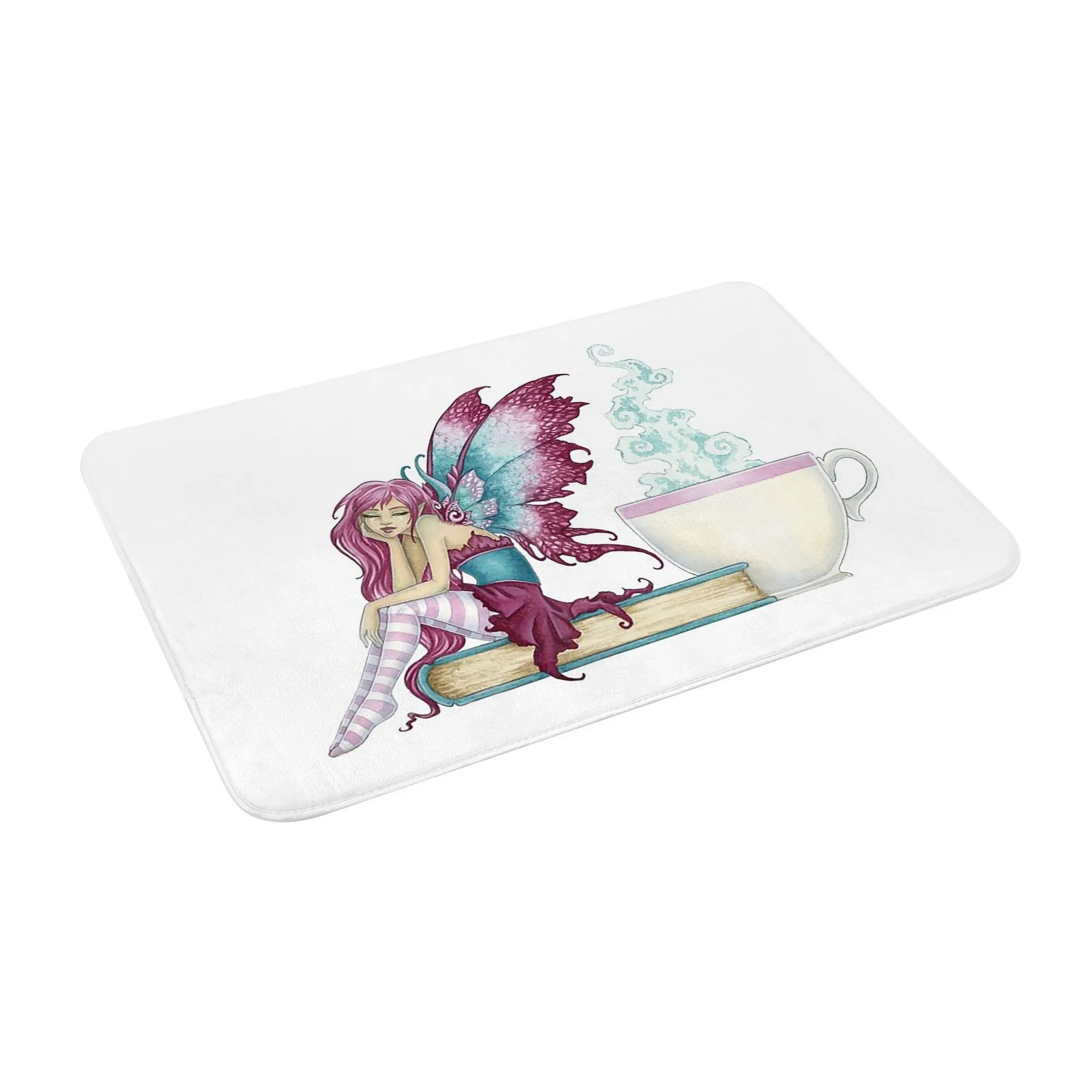 

Sunday Morning Fairy Anti-slip Doormat Floor Mat Antiwear Carpet Rug for Kitchen Entrance Home Bedroom Footpad Mats