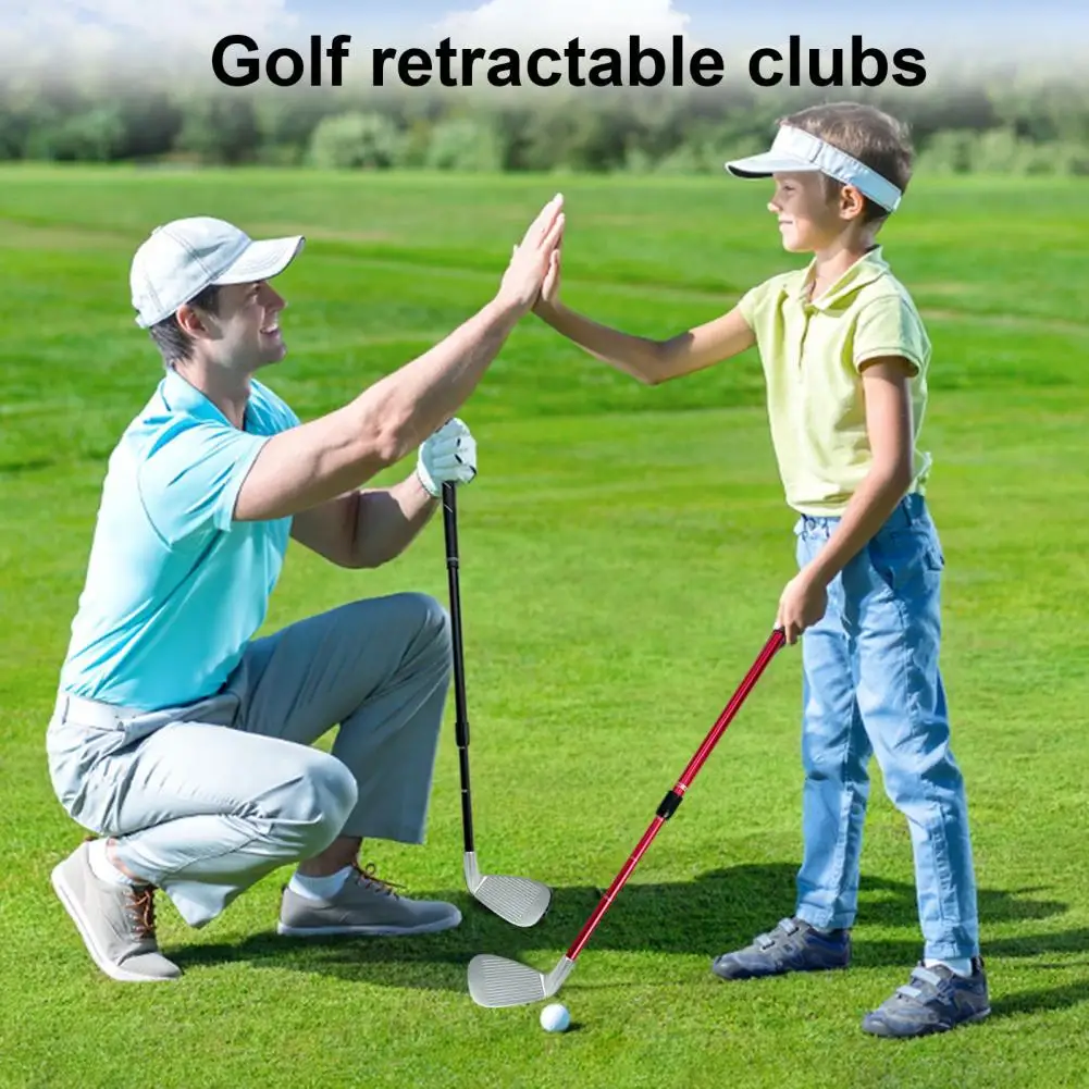 Adjustable Golf Club Telescopic Cutting Rod Aluminum Alloy Shaft Left Right Hand Golf Club with Clear Scale Golf Equipment