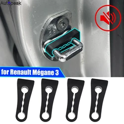 Amortiguador de sonido para cerradura de puerta de coche, amortiguador para Renault Mégane 3, Scenic, Laguna, Megan, 2008-2016