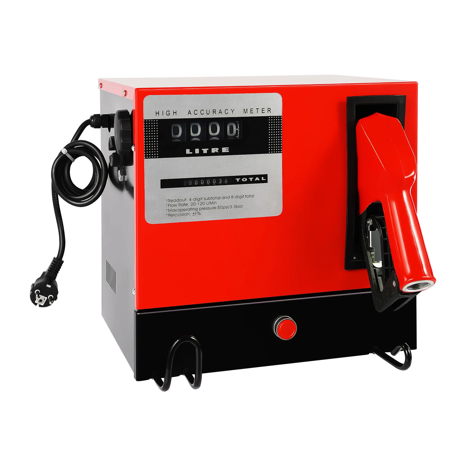 Kit de pompe électrique Diesel 220V, 550W, dosage, Machine de ravitaillement, transfert Diesel auto-amorçant pour véhicules, tracteurs, bateaux