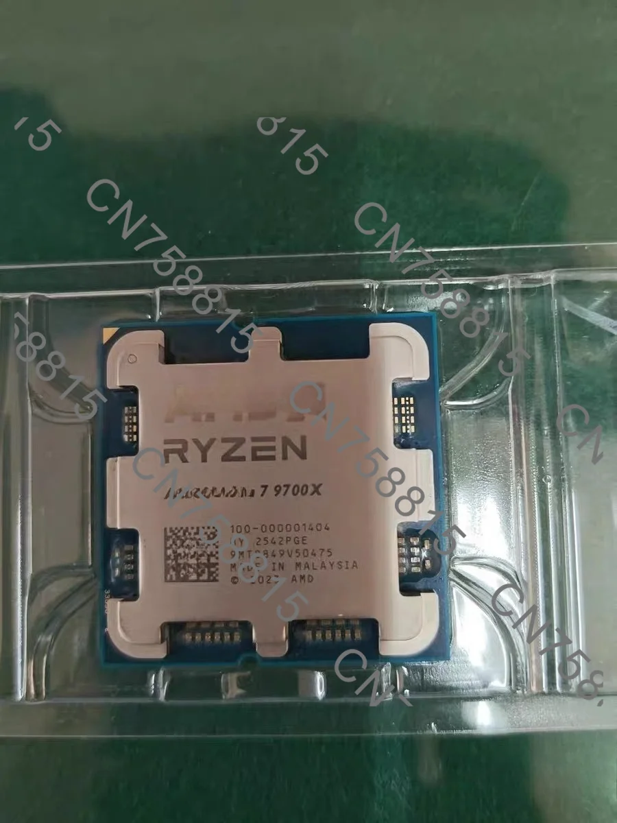 TDP 65W Socket AM5 Gaming CPU Zen 5 No Fan， R7 9700X 5.5GHz 8-Core 16-Thread 40MB Game Cache 4NM