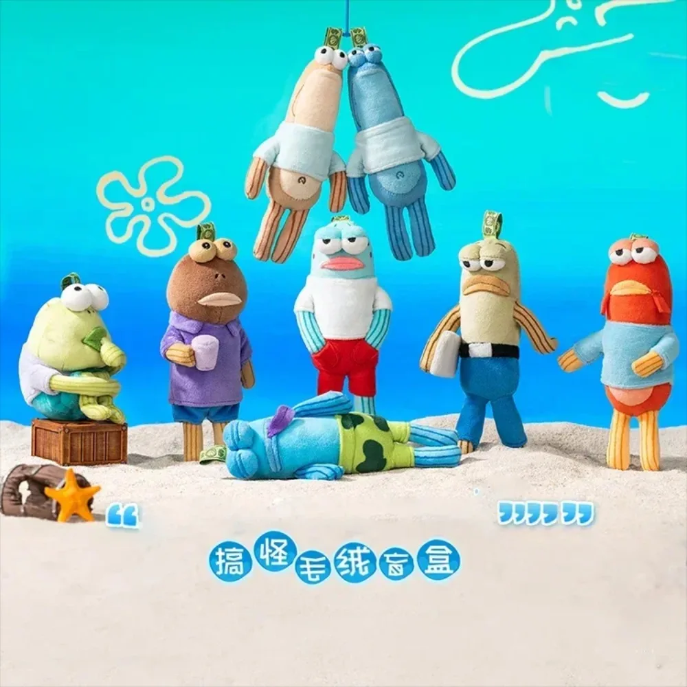 En Stock, caja ciega sorpresa de la serie Fish Buddies auténtica, colección de muñecos bonitos, adornos colgantes de moda, un excelente regalo