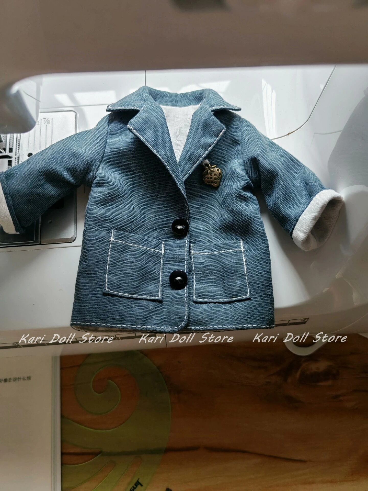 

2026 Kari Doll Clothes Dark blue suit for Landazz Landoudou Doll