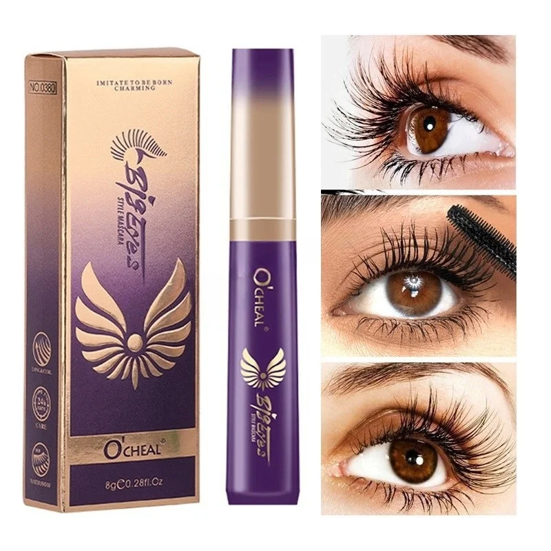 Máscara alargadora impermeable, larga duración, rizo a prueba de sudor, volumen, Sexy, maquillaje y belleza, ojos, Cosméticos Coreanos