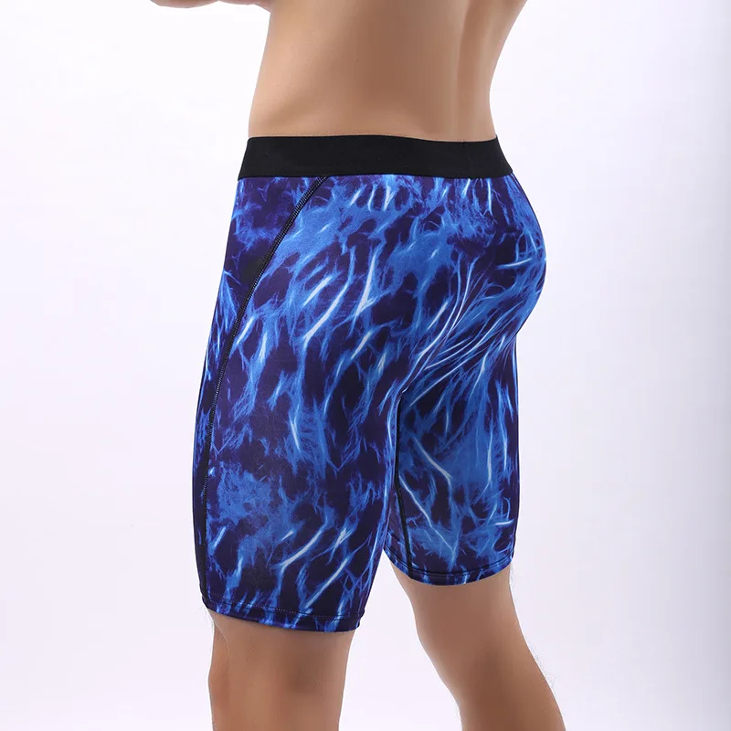 Extended Sports Boxer Breathable and Sweaty Men's Sports Panties Animal Print Men's Panties