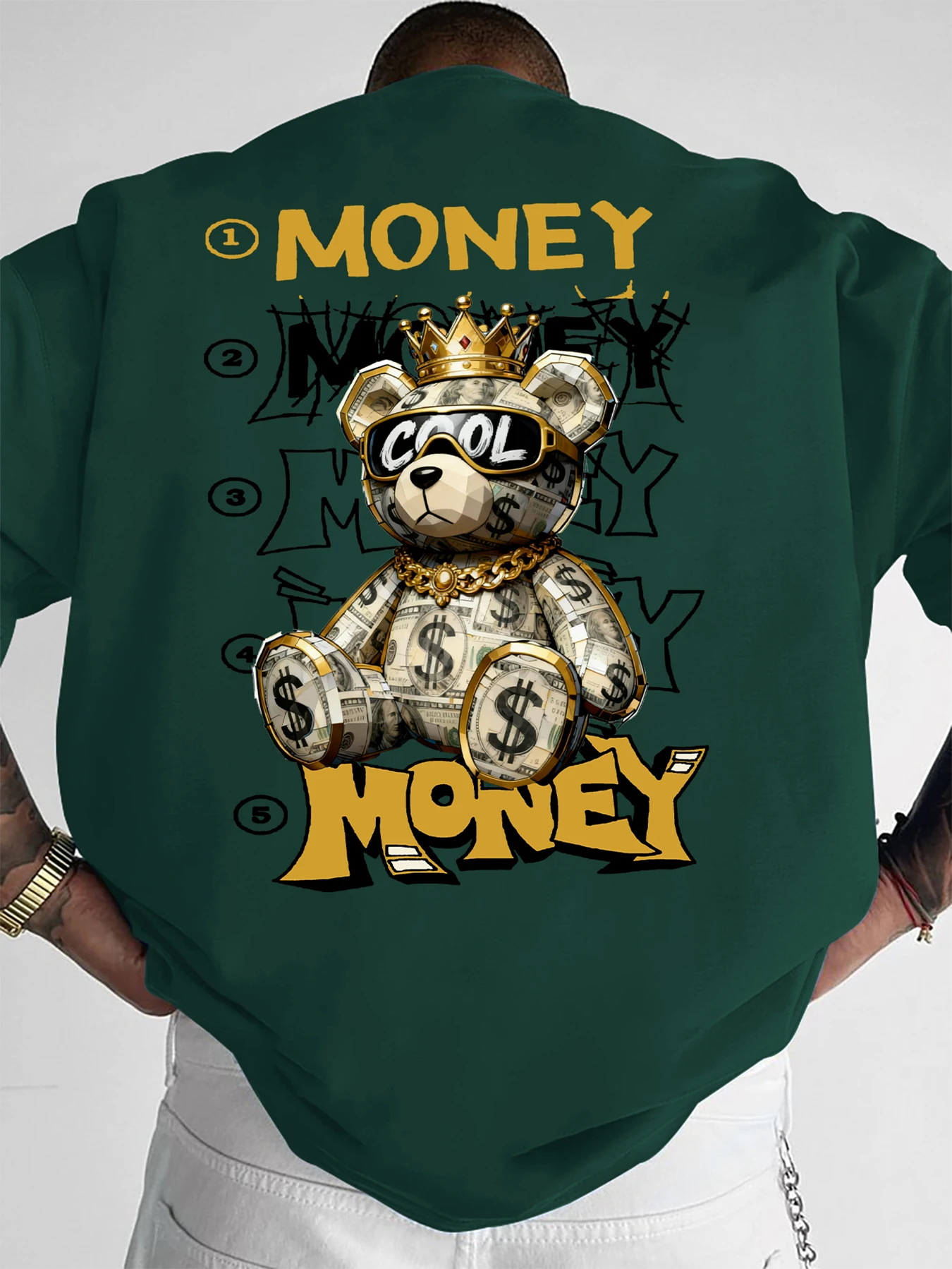 Oversized T-shirt voor heren,  - Street Fashion Graffiti recensie en prijs