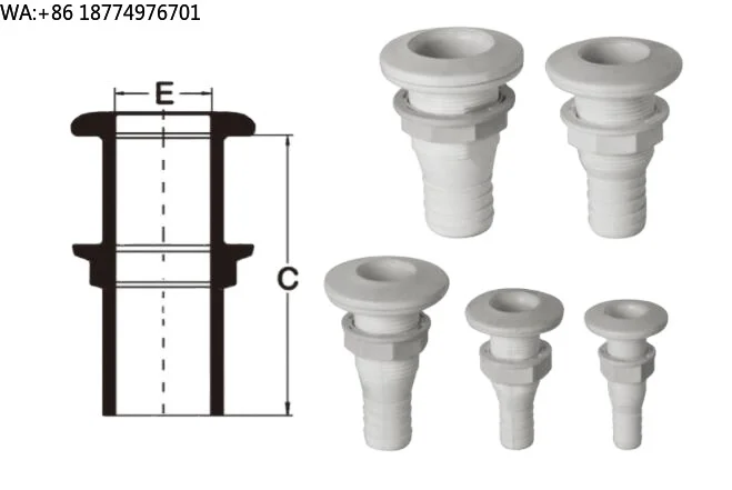 

Морские аксессуары: Проходной отверстие для кабеля в корпусе, пластик, белый