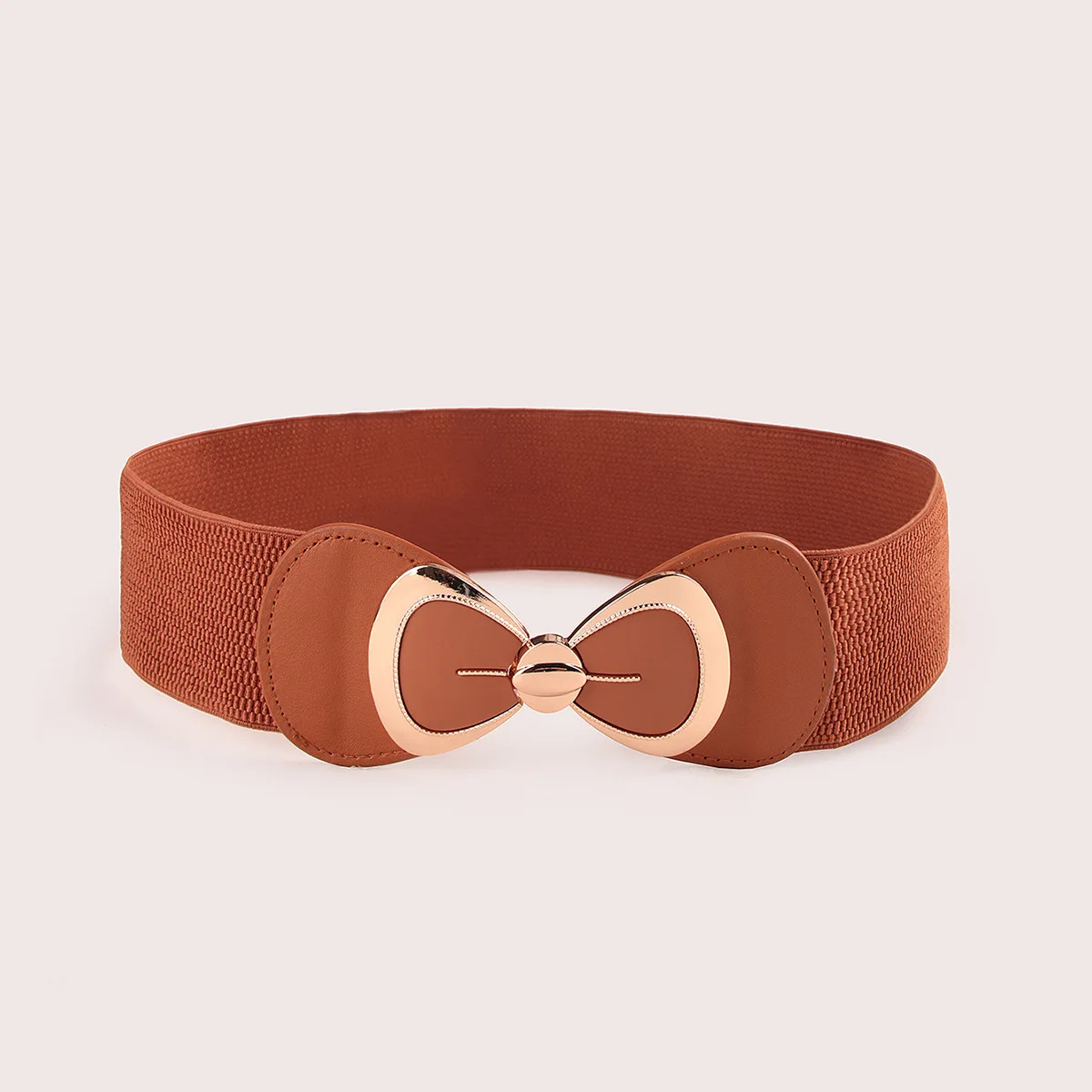 Factory in Stock Wholesale New All-Match Dress Big Bow Waist Women's Belt Elastic Wide Waist Seal Belt