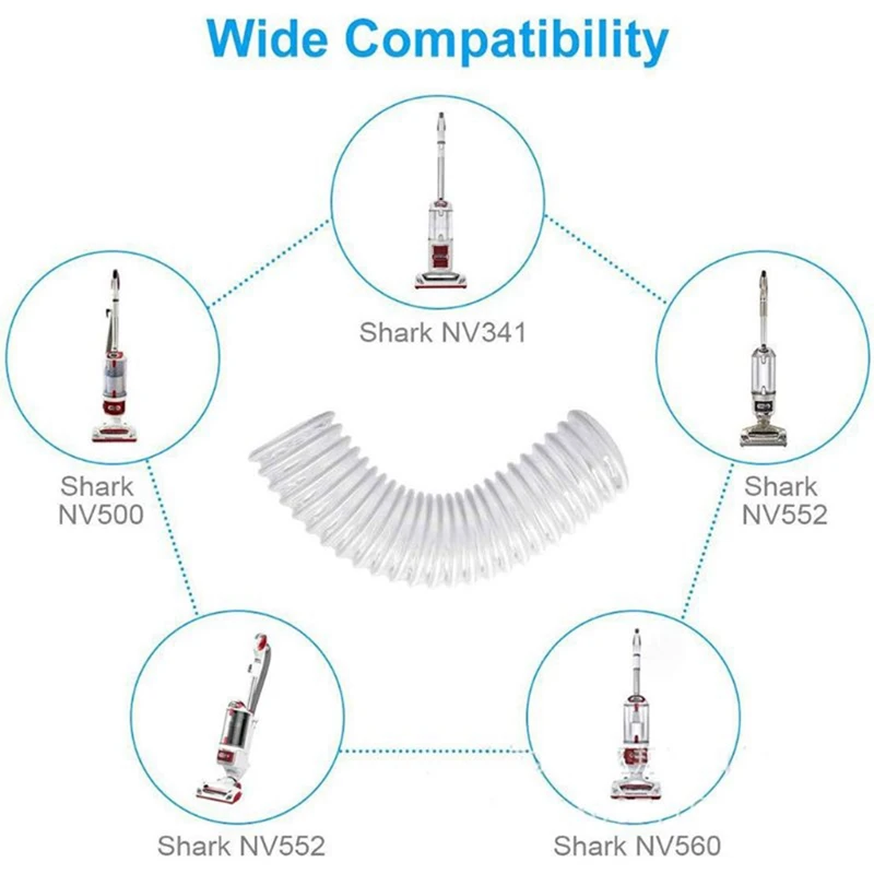 Lower Nozzle Hose,1-1/2 Inch Replacement Floor Lower Nozzle Hose For Shark Rotator Vacuum Cleaner NV341, NV470 Etc.