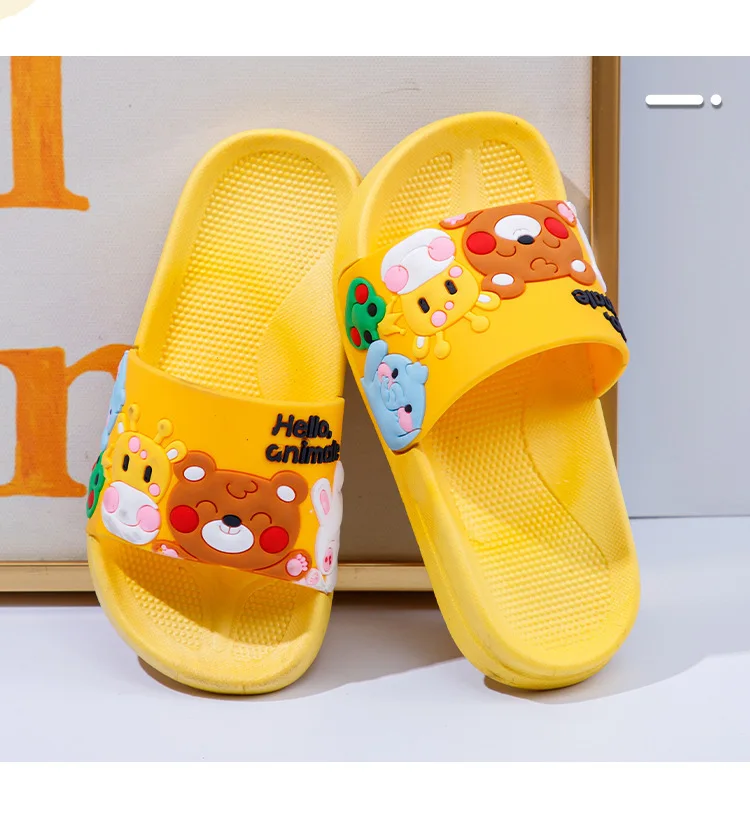 2026 Cartoon Kinderpantoffeln Jungen Mädchen Freizeitschuhe Flache Strand-Wasserschuhe Indoor Weiche Niedliche Flip-Flops für Jungen Mädchen – Detail 14