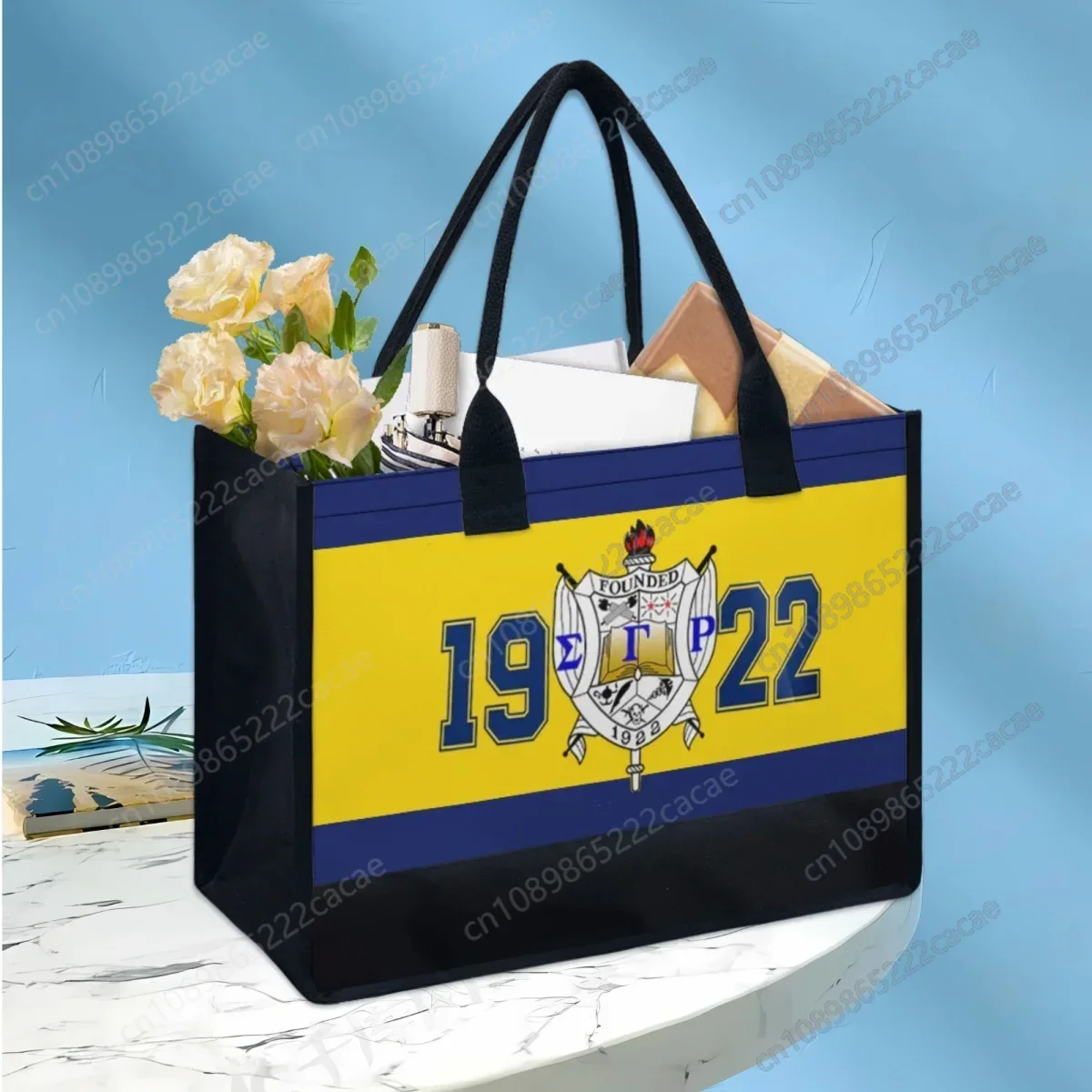 1922 Sigma Gamma Rho Design Totes Bag for Women Durable Portable Shoulder Sac Handle Party Female Girl Handbag Mother's Gift