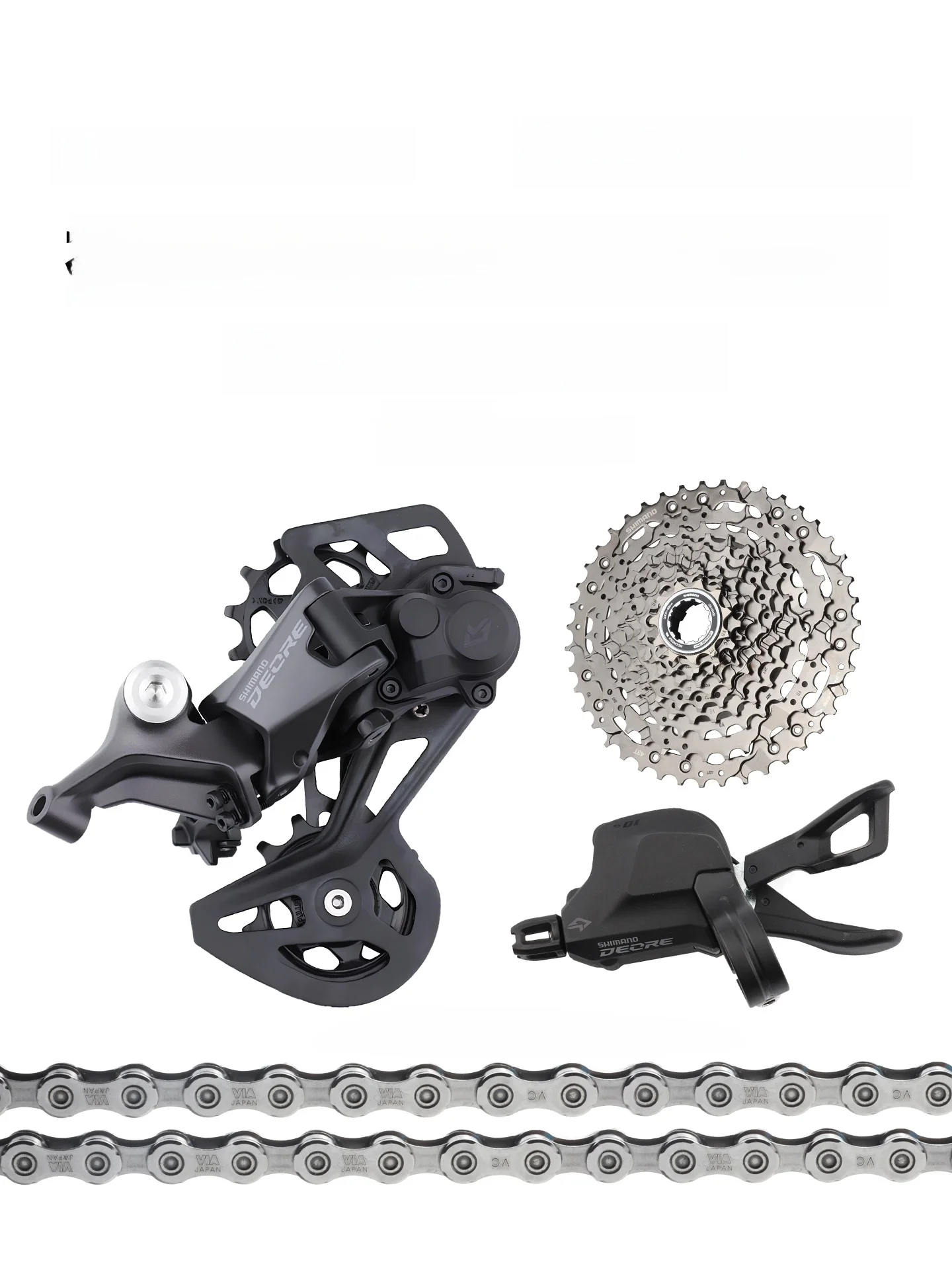 Kit de Câmbio Traseiro DEORE de 10 Velocidades para Bicicleta de Montanha M5130, Sistema de Câmbio de Roda, Equipamento de Ciclismo em Liga de Alumínio