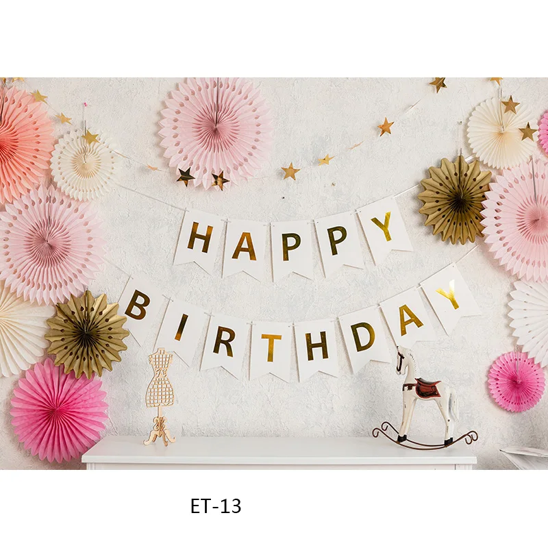 Children Birthday Photography Backdrops 1st Baby Shower Newborn Portrait Photo Background  Party Studio Photocalls 2021318ET-10