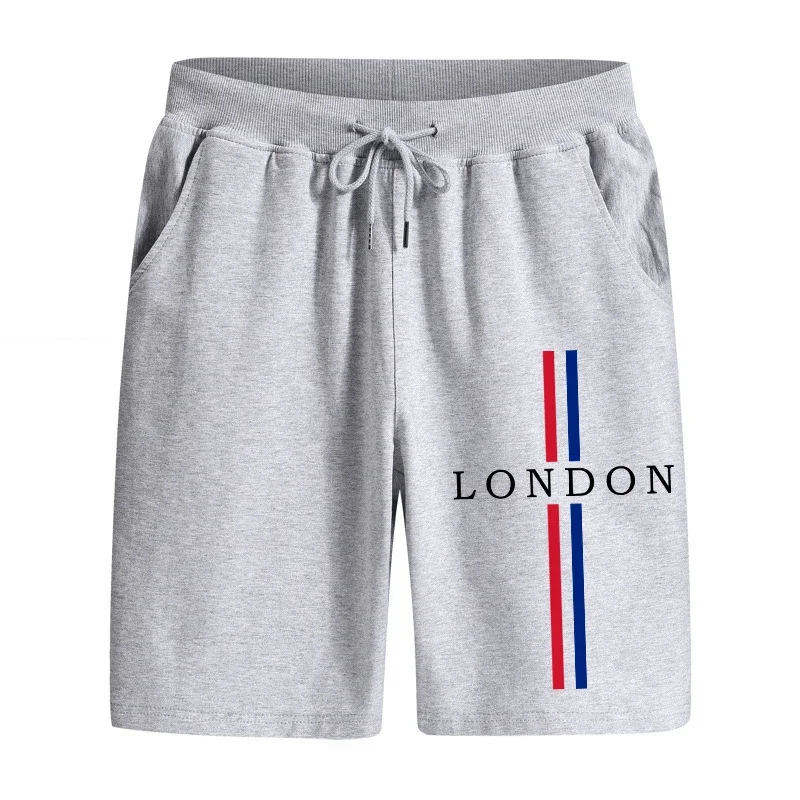 2025 London Printed Casual Sports Shorts High Quality Urban Fashion Soft Knee Length Pants Mens Home Outdoor Cool Walking Shorts