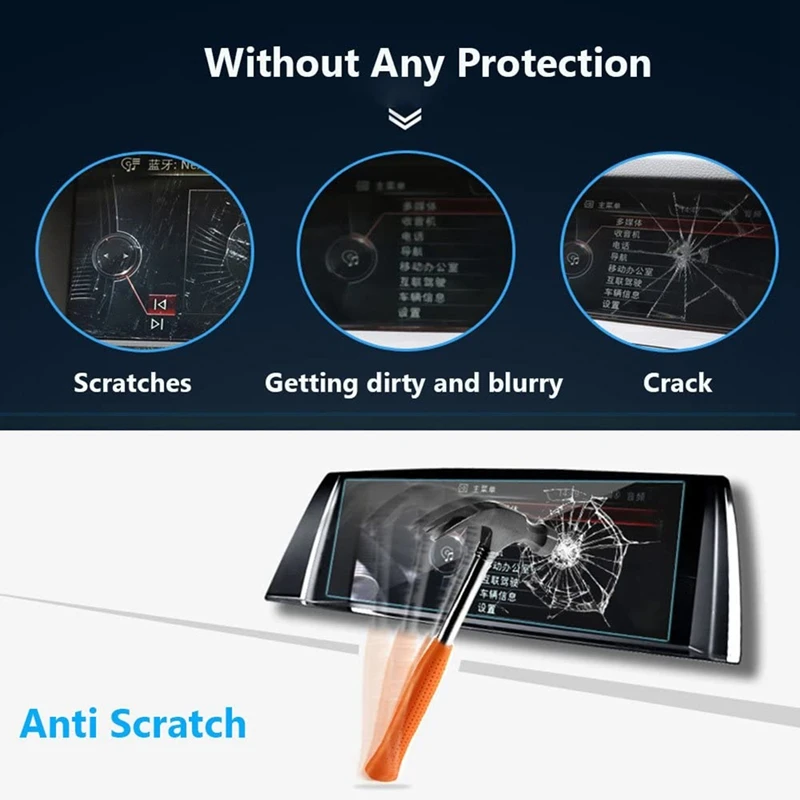 10.25 Inch GPS Navigation Display Screen Protector Film For -BMW X3 G01 X4 G02 2018-2021 Touchscreen Tempered Glass Film