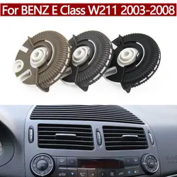 Roue roulante d'évent de climatisation de voiture, avant, arrière, Mercedes Benz Classe E, W211, E220, E280, E320, E350, 2003-2008, ensemble de 2 pièces, 3 pièces
