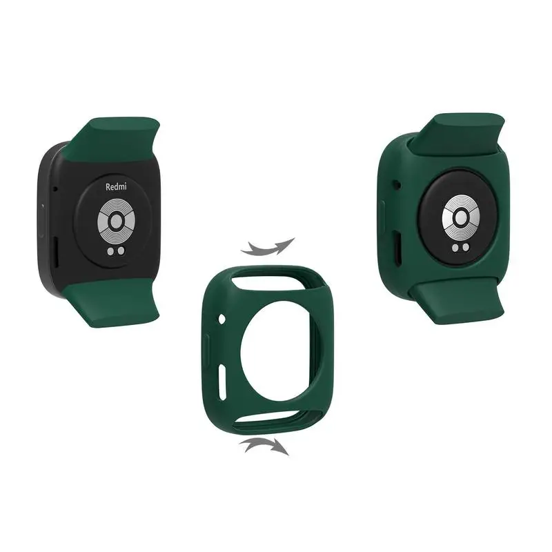 레드미 워치용 소프트 실리콘 보호 쉘, 스마트 워치 커버, 보호 케이스 요소, 스마트 워치 es 레드미 워치 3 프로텍터