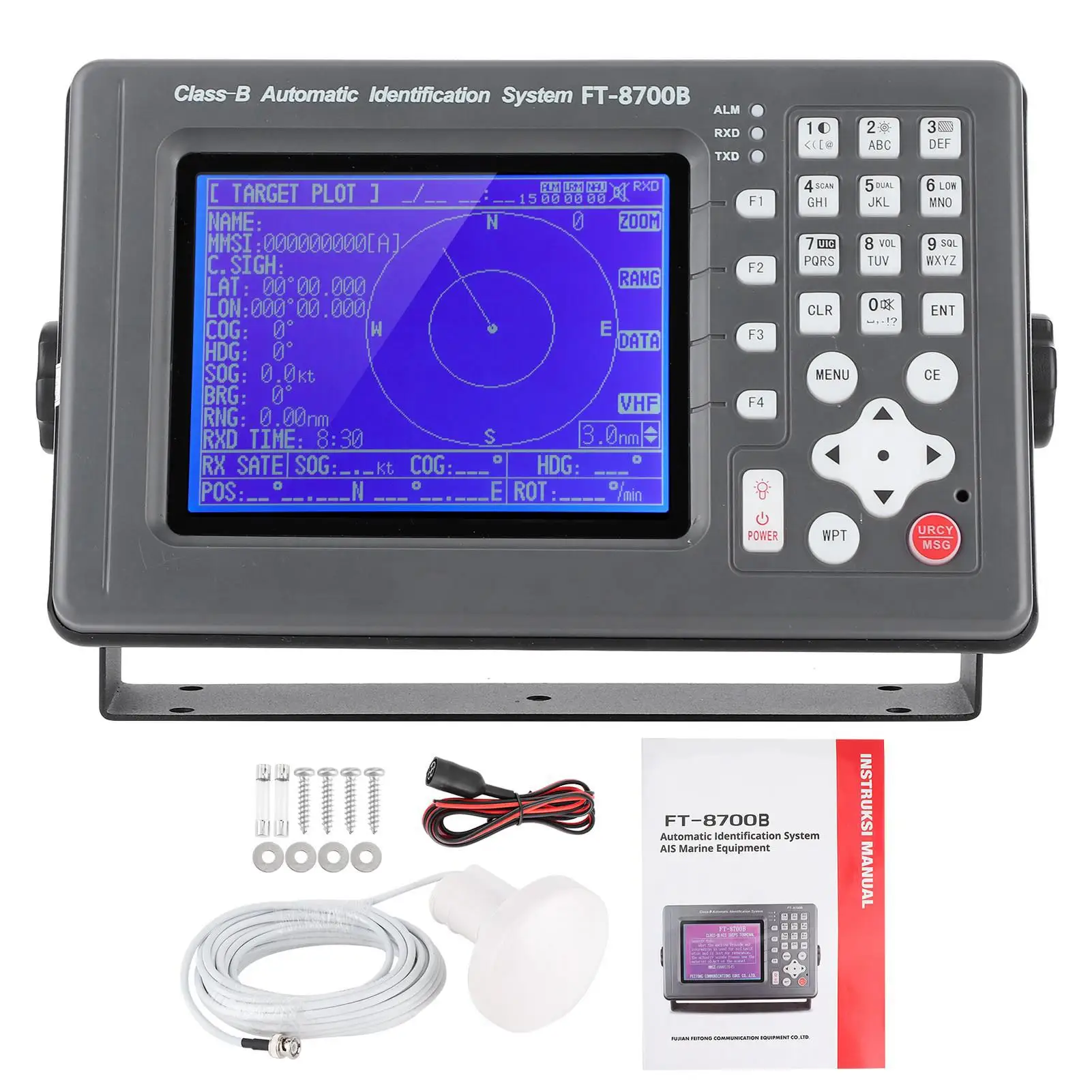 Automatic Identification System Satellite for navigator Collision Avoidance Instrument AIS Equipment 6inch