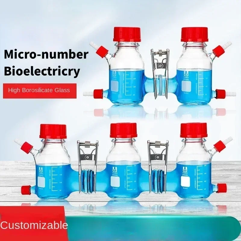 Microbial fuel electrolytic cell single-ch single-groove MFC reactor can clamp proton exchange membrane chemical instrument