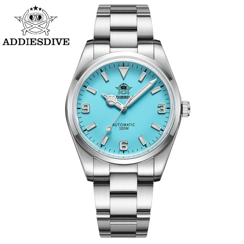 

ADDIESDIVE Top Brand Men Luxury Watch 10Bar Waterproof Business Leisure Relogios Masculino BGW9 Super Luminous Automatic Watch