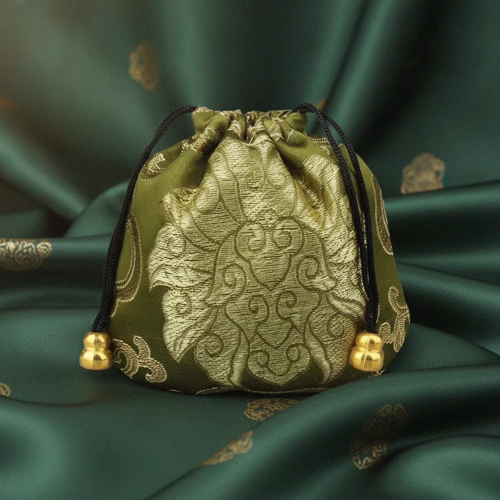 1/5/10pcs Chinese Style Silk Brocade Jewelry Packing Pouches for Necklace Earrings Jewelry Packaging Jewelry Organizer