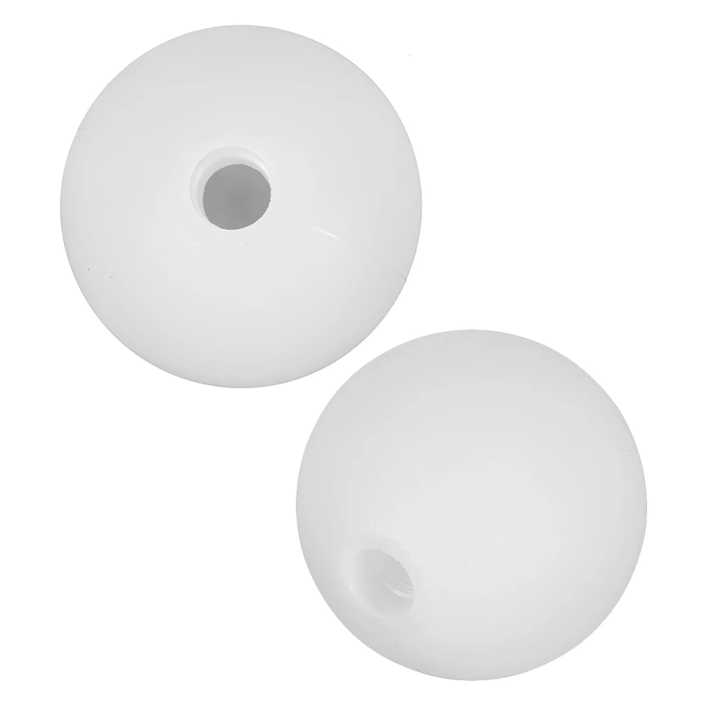 

2pcs Round Globe Lampshade Acrylic White Durable Material Light Transmission Hanging Shades Ceiling Replacement