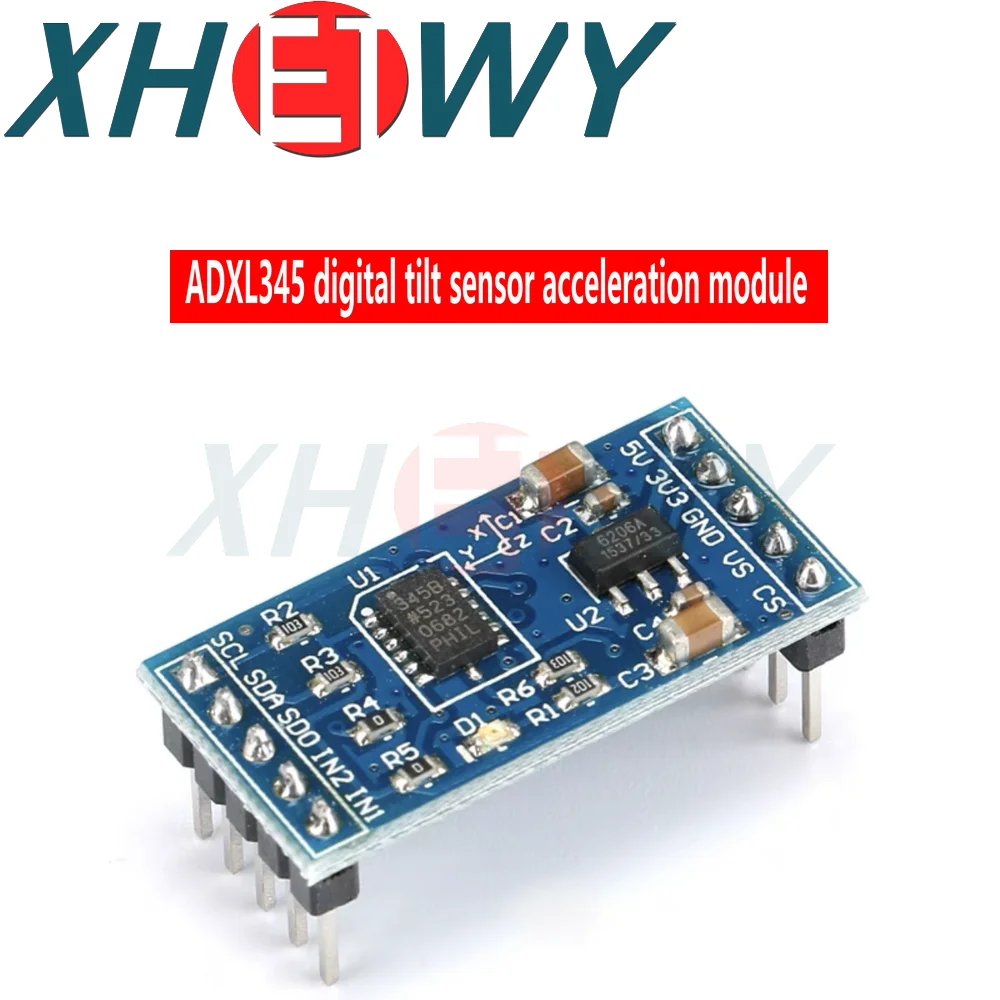 ADXL345วัดความเร่งเซ็นเซอร์มุมดิจิตอล iic/spi สำหรับ Arduino Raspberry Pi