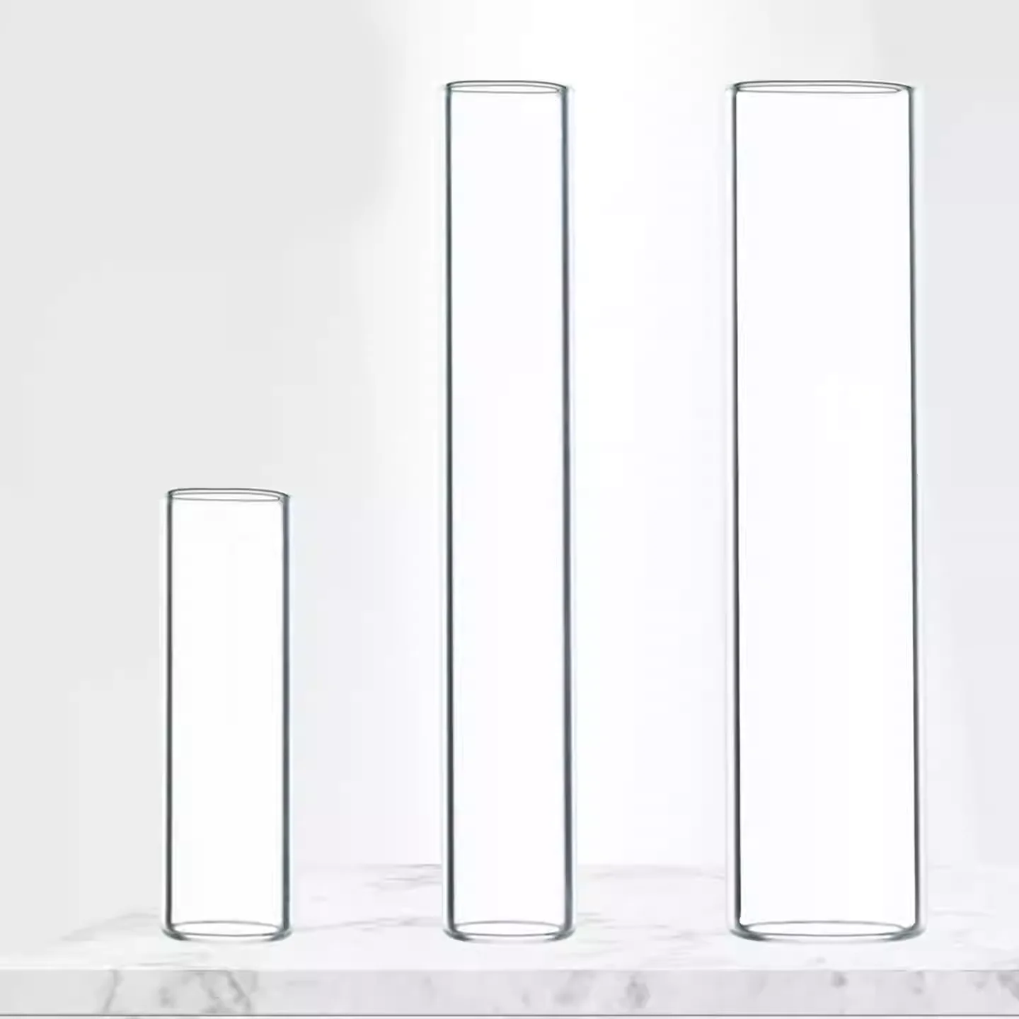 Automatic trace residual carbon sample tube, petroleum product glass sample tube, high borosilicate material