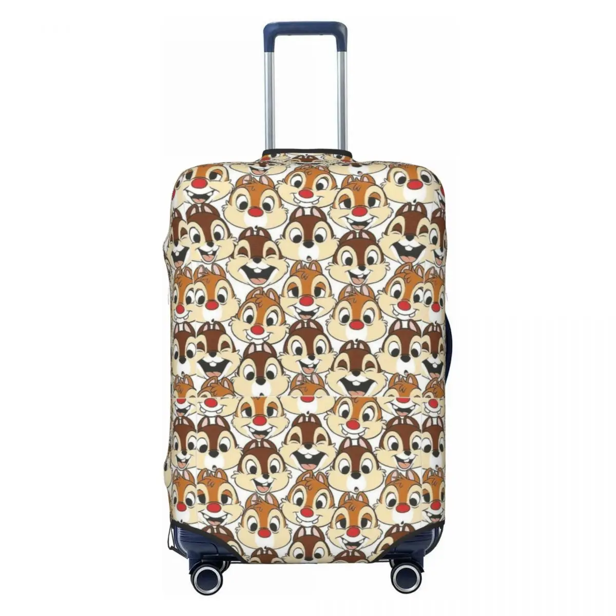 

Custom Cartoon Chip And Dale Luggage Cover Cute Suitcase Protector Covers Suit For 18-32 inch
