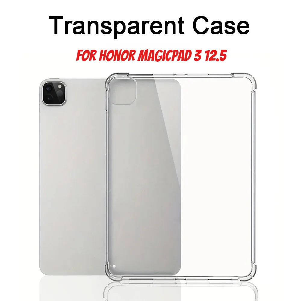 

Прозрачный противоударный чехол с подушкой безопасности HD для Honor MagicPad 3 12,5, мягкий чехол из ТПУ MagicPad3 Honor Pad GT2 Pro 12,5 дюйма