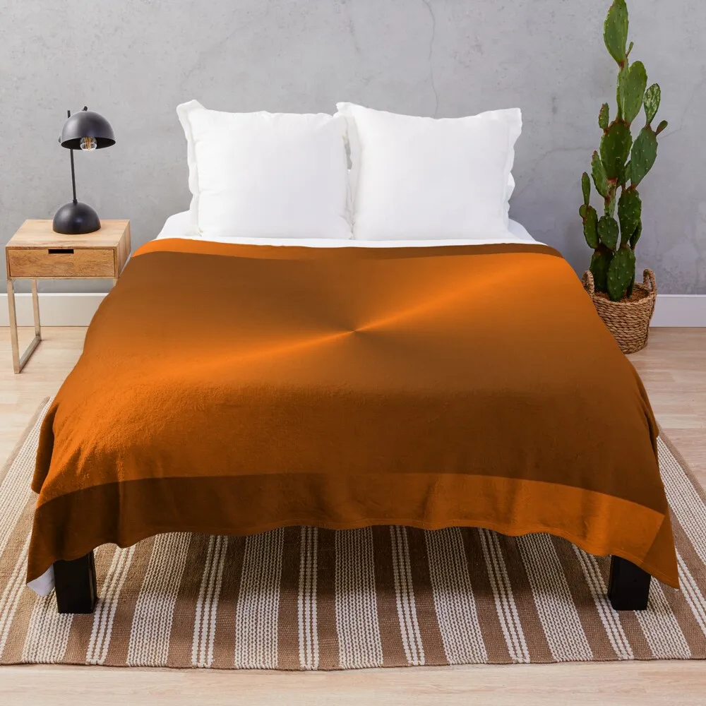 

Brushed Copper Illustration Throw Blanket crochet blankets