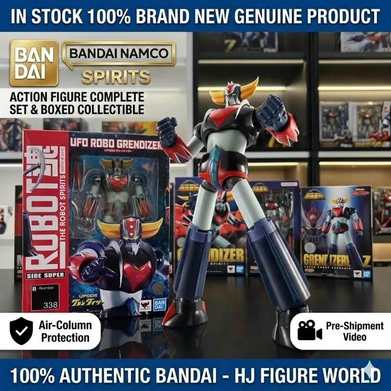 

Bandai Genuine THE ROBOT SPIRITS 338 UFO Robot GRENDIZER Anime Action Figure Collectible Model Toys Ornaments Gift Children Kid
