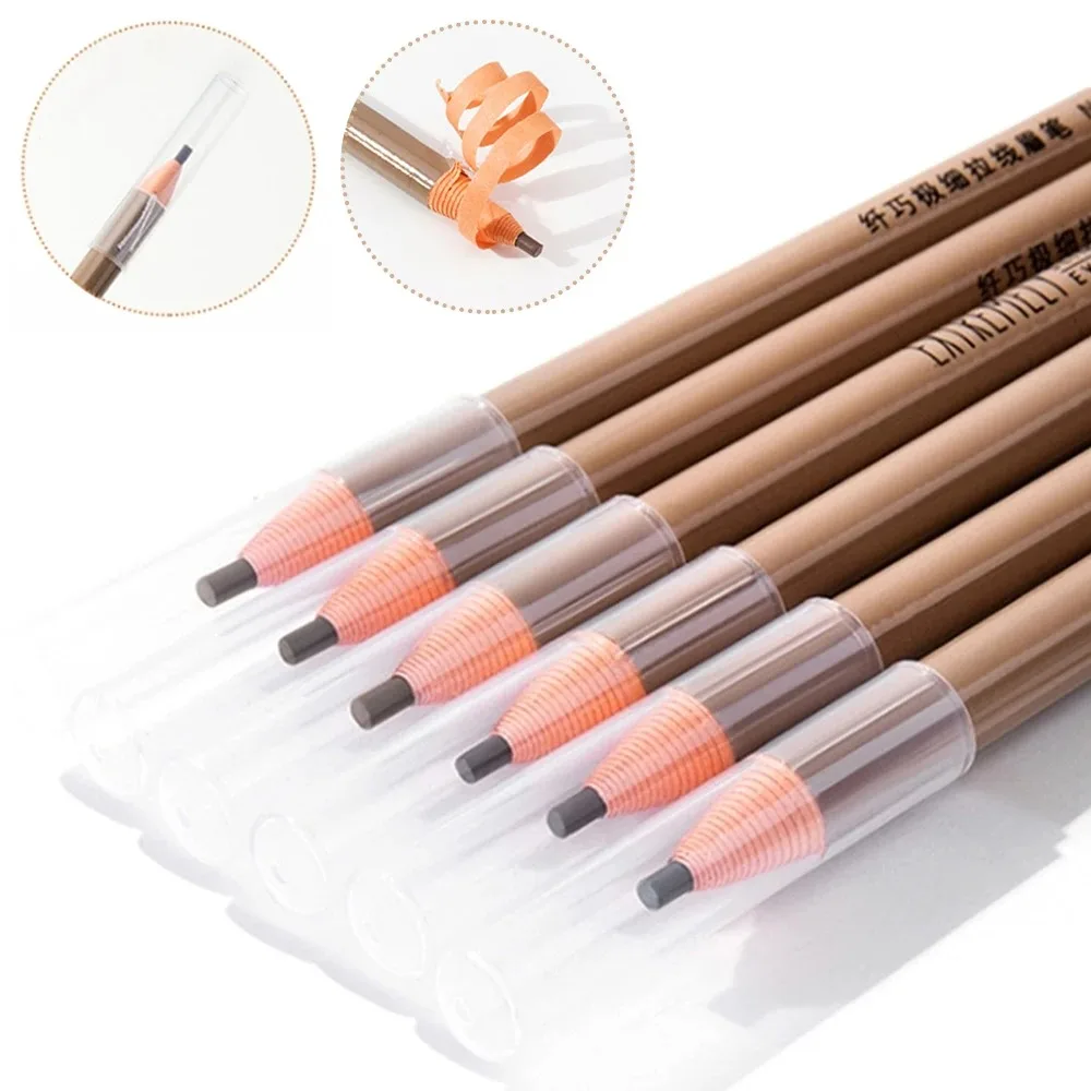 Crayon pour microblading de sourcils, produits de maquillage cosmétiques professionnels, résistant à l'eau, rehausseur de teinte, 2 pièces